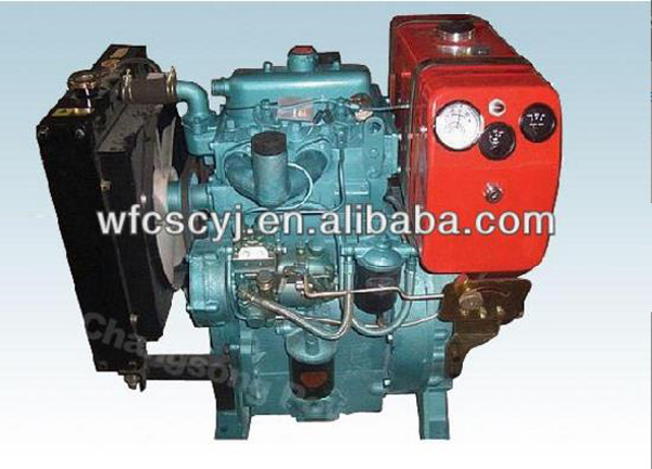 15KW two-cylinder diesel engine 2100D diesel engine for genset